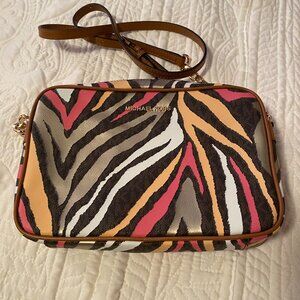 Michael Kors animal print jet set crossbody bag